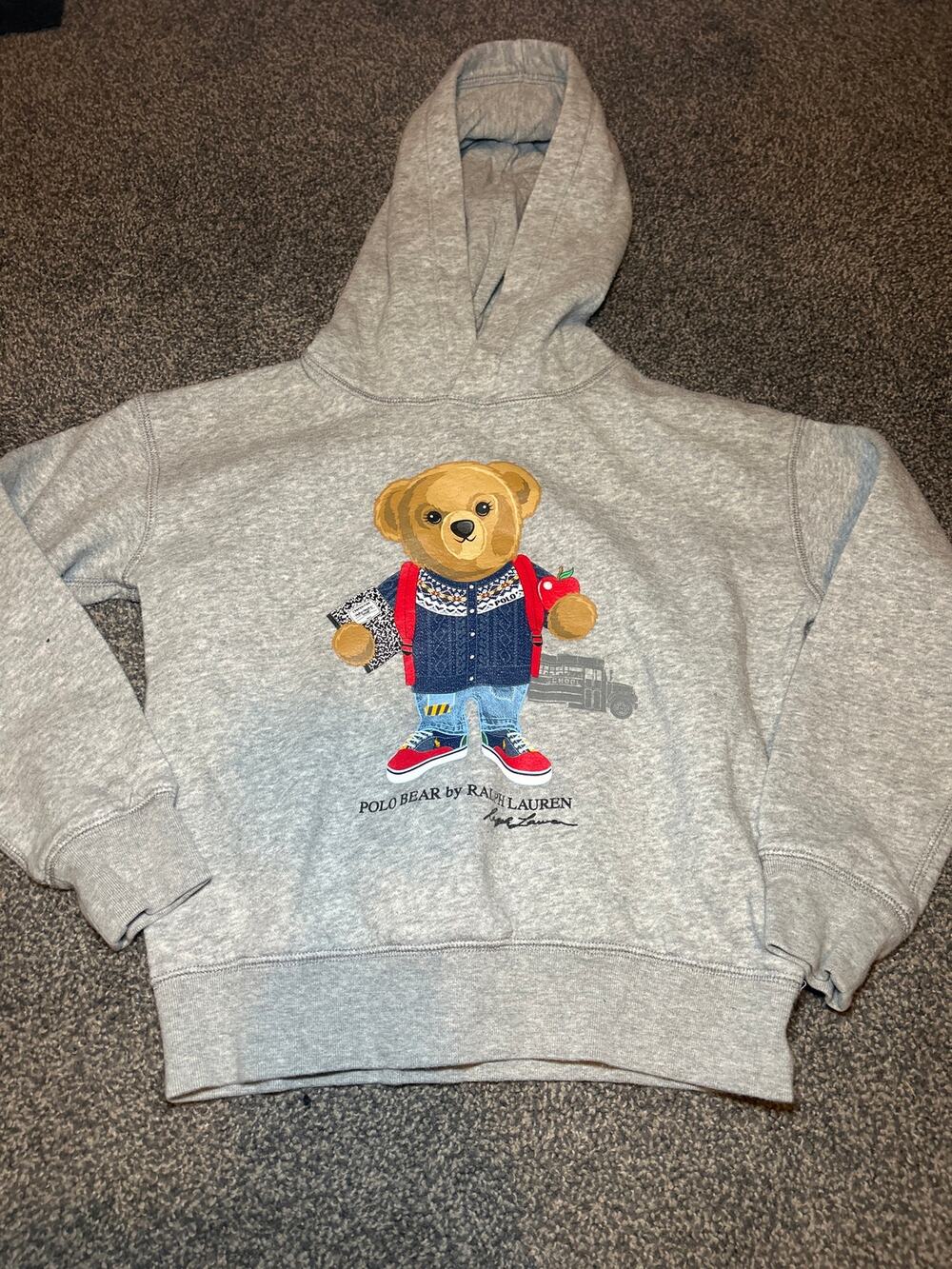 Polo Ralph Lauren unisex  Polo Bear   Fleece Hoodie  size M